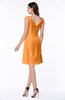 ColsBM Kaylie Orange Gorgeous A-line Bateau Sleeveless Backless Plus Size Bridesmaid Dresses