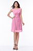 ColsBM Kaylie Pink Gorgeous A-line Bateau Sleeveless Backless Plus Size Bridesmaid Dresses
