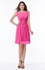 ColsBM Kaylie Rose Pink Gorgeous A-line Bateau Sleeveless Backless Plus Size Bridesmaid Dresses