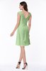 ColsBM Kaylie Sage Green Gorgeous A-line Bateau Sleeveless Backless Plus Size Bridesmaid Dresses