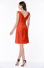 ColsBM Kaylie Tangerine Tango Gorgeous A-line Bateau Sleeveless Backless Plus Size Bridesmaid Dresses