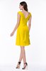 ColsBM Kaylie Yellow Gorgeous A-line Bateau Sleeveless Backless Plus Size Bridesmaid Dresses