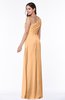 ColsBM Shayla Apricot Sexy A-line One Shoulder Sleeveless Chiffon Floor Length Plus Size Bridesmaid Dresses