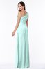 ColsBM Shayla Blue Glass Sexy A-line One Shoulder Sleeveless Chiffon Floor Length Plus Size Bridesmaid Dresses