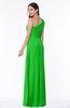 ColsBM Shayla Classic Green Sexy A-line One Shoulder Sleeveless Chiffon Floor Length Plus Size Bridesmaid Dresses