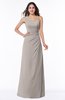 ColsBM Shayla Fawn Sexy A-line One Shoulder Sleeveless Chiffon Floor Length Plus Size Bridesmaid Dresses