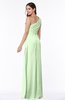 ColsBM Shayla Pale Green Sexy A-line One Shoulder Sleeveless Chiffon Floor Length Plus Size Bridesmaid Dresses