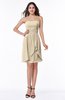 ColsBM Kinslee Champagne Glamorous A-line Sleeveless Zipper Chiffon Knee Length Plus Size Bridesmaid Dresses