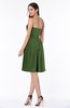ColsBM Kinslee Garden Green Glamorous A-line Sleeveless Zipper Chiffon Knee Length Plus Size Bridesmaid Dresses
