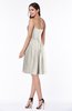 ColsBM Kinslee Off White Glamorous A-line Sleeveless Zipper Chiffon Knee Length Plus Size Bridesmaid Dresses