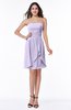 ColsBM Kinslee Pastel Lilac Glamorous A-line Sleeveless Zipper Chiffon Knee Length Plus Size Bridesmaid Dresses