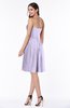 ColsBM Kinslee Pastel Lilac Glamorous A-line Sleeveless Zipper Chiffon Knee Length Plus Size Bridesmaid Dresses