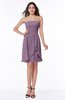 ColsBM Kinslee Valerian Glamorous A-line Sleeveless Zipper Chiffon Knee Length Plus Size Bridesmaid Dresses