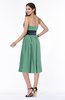 ColsBM Renata Beryl Green Simple A-line Strapless Sleeveless Zip up Sash Plus Size Bridesmaid Dresses