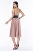 ColsBM Renata Blush Pink Simple A-line Strapless Sleeveless Zip up Sash Plus Size Bridesmaid Dresses
