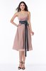 ColsBM Renata Bridal Rose Simple A-line Strapless Sleeveless Zip up Sash Plus Size Bridesmaid Dresses