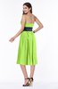 ColsBM Renata Bright Green Simple A-line Strapless Sleeveless Zip up Sash Plus Size Bridesmaid Dresses