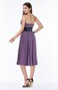 ColsBM Renata Chinese Violet Simple A-line Strapless Sleeveless Zip up Sash Plus Size Bridesmaid Dresses
