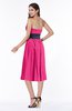 ColsBM Renata Fandango Pink Simple A-line Strapless Sleeveless Zip up Sash Plus Size Bridesmaid Dresses