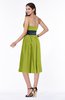 ColsBM Renata Green Oasis Simple A-line Strapless Sleeveless Zip up Sash Plus Size Bridesmaid Dresses