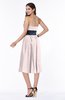 ColsBM Renata Light Pink Simple A-line Strapless Sleeveless Zip up Sash Plus Size Bridesmaid Dresses