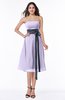 ColsBM Renata Light Purple Simple A-line Strapless Sleeveless Zip up Sash Plus Size Bridesmaid Dresses