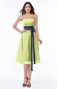 ColsBM Renata Lime Green Simple A-line Strapless Sleeveless Zip up Sash Plus Size Bridesmaid Dresses