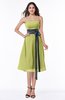 ColsBM Renata Linden Green Simple A-line Strapless Sleeveless Zip up Sash Plus Size Bridesmaid Dresses