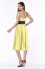 ColsBM Renata Pastel Yellow Simple A-line Strapless Sleeveless Zip up Sash Plus Size Bridesmaid Dresses