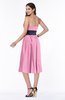 ColsBM Renata Pink Simple A-line Strapless Sleeveless Zip up Sash Plus Size Bridesmaid Dresses