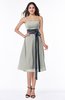 ColsBM Renata Platinum Simple A-line Strapless Sleeveless Zip up Sash Plus Size Bridesmaid Dresses
