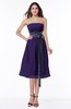 ColsBM Renata Royal Purple Simple A-line Strapless Sleeveless Zip up Sash Plus Size Bridesmaid Dresses