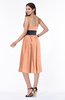 ColsBM Renata Salmon Simple A-line Strapless Sleeveless Zip up Sash Plus Size Bridesmaid Dresses