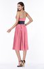 ColsBM Renata Watermelon Simple A-line Strapless Sleeveless Zip up Sash Plus Size Bridesmaid Dresses