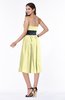 ColsBM Renata Wax Yellow Simple A-line Strapless Sleeveless Zip up Sash Plus Size Bridesmaid Dresses