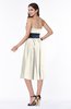 ColsBM Renata Whisper White Simple A-line Strapless Sleeveless Zip up Sash Plus Size Bridesmaid Dresses
