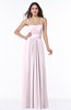 ColsBM Page Blush Glamorous Spaghetti Sleeveless Chiffon Floor Length Ruching Plus Size Bridesmaid Dresses