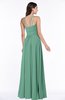ColsBM Page Bristol Blue Glamorous Spaghetti Sleeveless Chiffon Floor Length Ruching Plus Size Bridesmaid Dresses