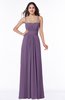 ColsBM Page Chinese Violet Glamorous Spaghetti Sleeveless Chiffon Floor Length Ruching Plus Size Bridesmaid Dresses