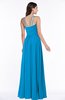 ColsBM Page Cornflower Blue Glamorous Spaghetti Sleeveless Chiffon Floor Length Ruching Plus Size Bridesmaid Dresses