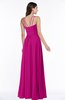 ColsBM Page Hot Pink Glamorous Spaghetti Sleeveless Chiffon Floor Length Ruching Plus Size Bridesmaid Dresses