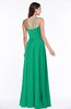 ColsBM Page Sea Green Glamorous Spaghetti Sleeveless Chiffon Floor Length Ruching Plus Size Bridesmaid Dresses