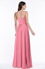 ColsBM Page Watermelon Glamorous Spaghetti Sleeveless Chiffon Floor Length Ruching Plus Size Bridesmaid Dresses