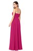 ColsBM Sunny Beetroot Purple Romantic Sweetheart Sleeveless Floor Length Ruching Bridesmaid Dresses