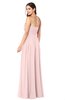 ColsBM Sunny Pastel Pink Romantic Sweetheart Sleeveless Floor Length Ruching Bridesmaid Dresses