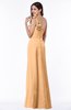 ColsBM Arabella Apricot Glamorous A-line Backless Chiffon Floor Length Plus Size Bridesmaid Dresses