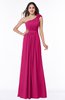 ColsBM Arabella Beetroot Purple Glamorous A-line Backless Chiffon Floor Length Plus Size Bridesmaid Dresses