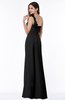 ColsBM Arabella Black Glamorous A-line Backless Chiffon Floor Length Plus Size Bridesmaid Dresses