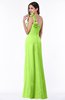 ColsBM Arabella Bright Green Glamorous A-line Backless Chiffon Floor Length Plus Size Bridesmaid Dresses