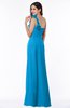 ColsBM Arabella Cornflower Blue Glamorous A-line Backless Chiffon Floor Length Plus Size Bridesmaid Dresses